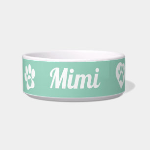 Gepersonaliseerde Keramische Kattenbak, aangepast  Voerbakje