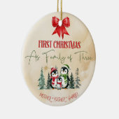 Gepersonaliseerde Keramische Kerst Ornament – Eers (Rechts)