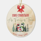 Gepersonaliseerde Keramische Kerst Ornament – Eers (Links)