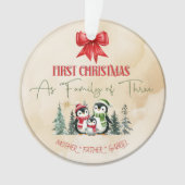 Gepersonaliseerde Keramische Kerst Ornament – Eers (voorkant)