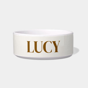 Gepersonaliseerde Keramische Pet Bowl – Aangepaste Voerbakje