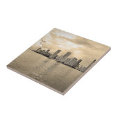 Gepersonaliseerde keramische Tegel - Miami, Florid Tegeltje (Zijkant)