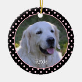 Gepersonaliseerde keramische versiering voor foto' keramisch ornament (Voorkant)