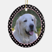 Gepersonaliseerde keramische versiering voor foto' keramisch ornament (Links)