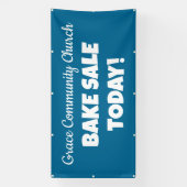 Gepersonaliseerde kerk Bake Sale Banner (Verticaal)