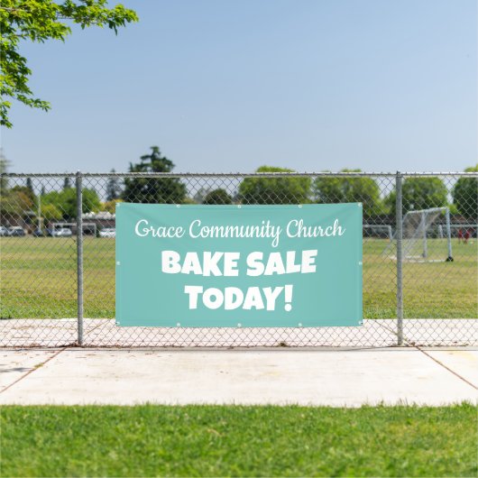 Gepersonaliseerde kerk Bake Sale Banner (Insitu)