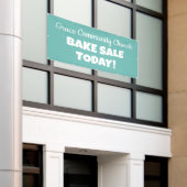 Gepersonaliseerde kerk Bake Sale Banner (Buitenkant Gebouw)