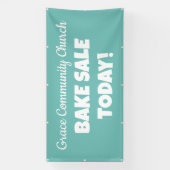 Gepersonaliseerde kerk Bake Sale Banner (Verticaal)