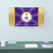 Gepersonaliseerde Kerk Jubileum Banner, vele maten Spandoek (Beurs)