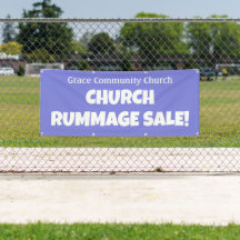 Gepersonaliseerde Kerk Rummage Sale! Banner