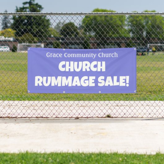 Gepersonaliseerde Kerk Rummage Sale! Banner (Insitu)