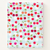 Gepersonaliseerde kersen Notitieboek (Achterkant)