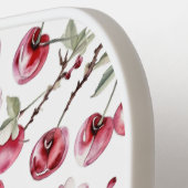 Gepersonaliseerde kersenbloesem Elegant Bloemontwe Pickleball Paddle (Links Detail)