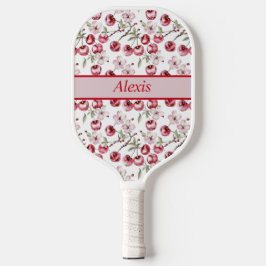 Gepersonaliseerde kersenbloesem Elegant Bloemontwe Pickleball Paddle