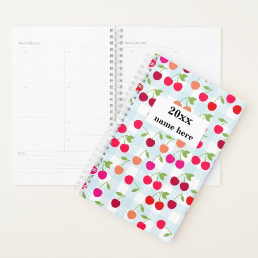 Gepersonaliseerde kersenplanner planner (Display)