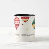 Gepersonaliseerde Kerst 11 oz Mok - Customizab Gif (Midden)