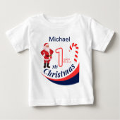 Gepersonaliseerde Kerst Baby "Mijn 1e Kerstmis" (Voorkant)