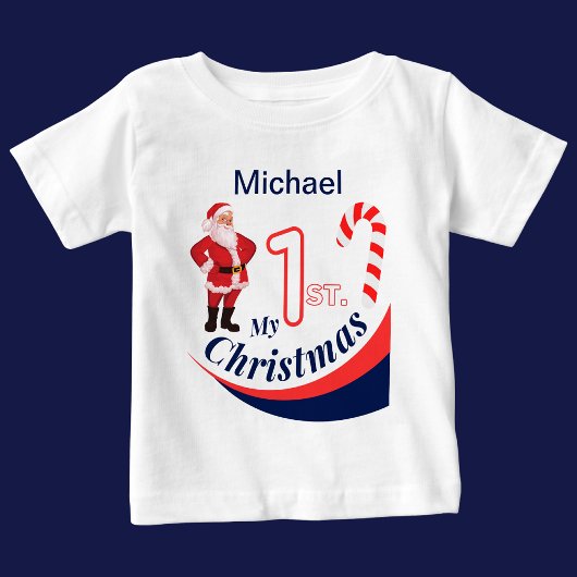 Gepersonaliseerde Kerst Baby "Mijn 1e Kerstmis"