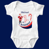 Gepersonaliseerde Kerst Baby "Mijn 1e Kerstmis" Romper