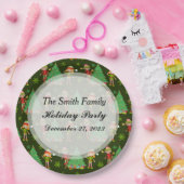 Gepersonaliseerde kerst Borden Papieren Bordje (Feest)