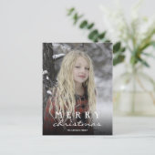 Gepersonaliseerde kerst Briefkaarten met foto's (Staand voorkant)