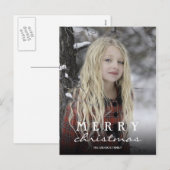 Gepersonaliseerde kerst Briefkaarten met foto's (Voorkant / Achterkant)