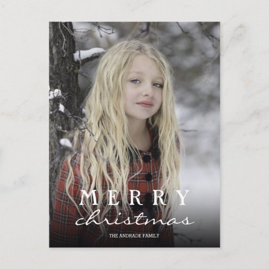 Gepersonaliseerde kerst Briefkaarten met foto's (Voorkant)