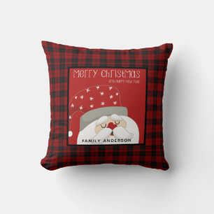 Gepersonaliseerde kerst Buffel Plaid Leuke Kerstma Kussen