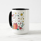 Gepersonaliseerde kerst combo mok (Voorkant links)
