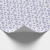 Gepersonaliseerde kerst doedel cadeaupapier (Hoek)