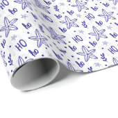 Gepersonaliseerde kerst doedel cadeaupapier (Rol Hoek)