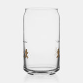Gepersonaliseerde Kerst Drink Glas (Rechts)