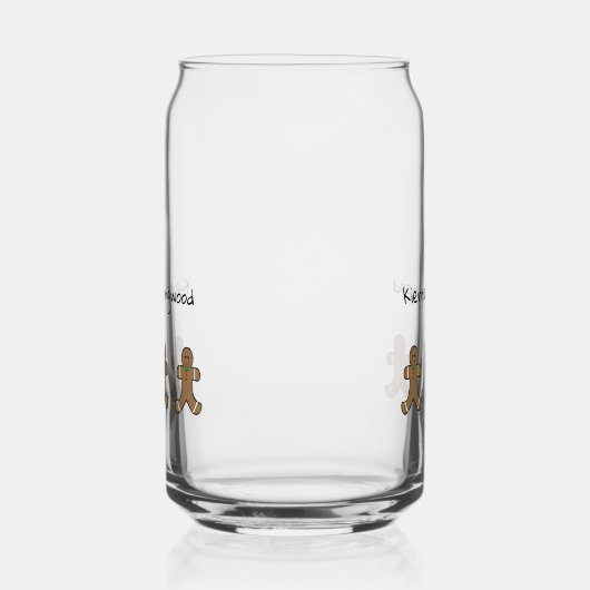 Gepersonaliseerde Kerst Drink Glas (Rechts)