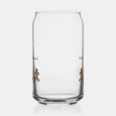 Gepersonaliseerde Kerst Drink Glas (Links)