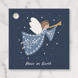 Gepersonaliseerde Kerst Engel Vakantie Vrede Aarde Bedankjes Labels