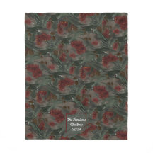 Gepersonaliseerde kerst fleece deken