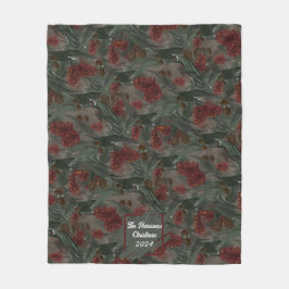 Gepersonaliseerde kerst fleece deken