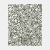 Gepersonaliseerde kerst fleece deken (Voorkant)