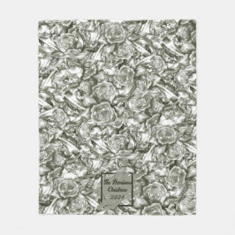 Gepersonaliseerde kerst fleece deken