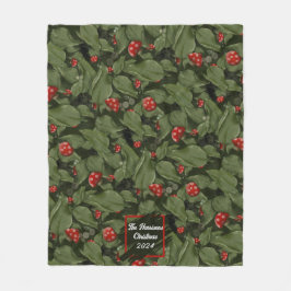 Gepersonaliseerde kerst fleece deken