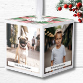 Gepersonaliseerde kerst foto liefde offerte boerde decoratie