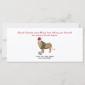 Gepersonaliseerde Kerst Geld Grappige Leeuw (Achterkant)