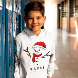 Gepersonaliseerde Kerst Grappig Sneeuwman Kind Boy