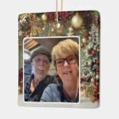 Gepersonaliseerde Kerst Herdenking Ornament (Links)