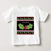 Gepersonaliseerde kerst Holly & Berries (Voorkant)
