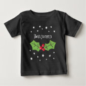 Gepersonaliseerde kerst Holly & Berries (Voorkant)