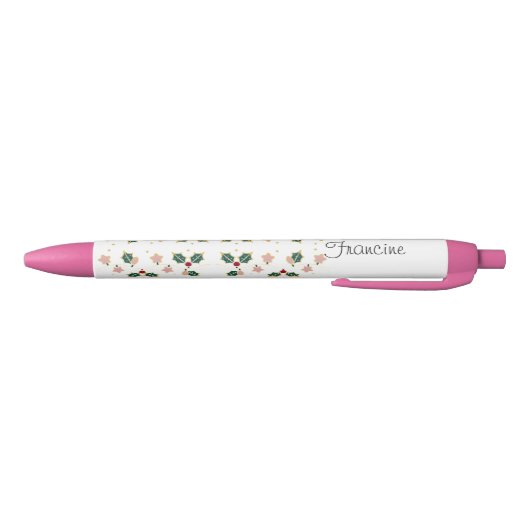 Gepersonaliseerde Kerst Holly Pen (Bodem)