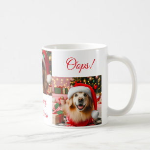 Gepersonaliseerde Kerst Hond Mokken/Koffie mok