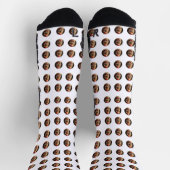 Gepersonaliseerde Kerst hond patroon sokken (Top)