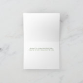 Gepersonaliseerde kerst huis en vintage auto feestdagen kaart (Binnen)